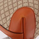 GUCCI GG Canvas Tote Bag Orange Gold 269878 Auth ki6812V-14