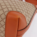 GUCCI GG Canvas Tote Bag Orange Gold 269878 Auth ki6812V-15