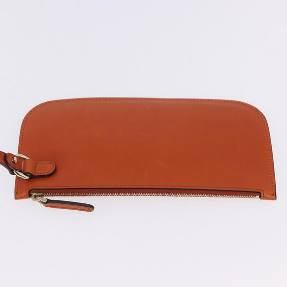 GUCCI GG Canvas Tote Bag Orange Gold 269878 Auth ki6812V