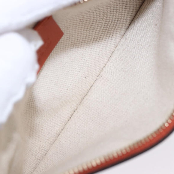 GUCCI GG Canvas Tote Bag Orange Gold 269878 Auth ki6812V