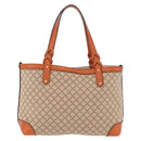 GUCCI GG Canvas Tote Bag Orange Gold 269878 Auth ki6812V-2