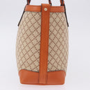 GUCCI GG Canvas Tote Bag Orange Gold 269878 Auth ki6812V-3