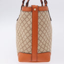 GUCCI GG Canvas Tote Bag Orange Gold 269878 Auth ki6812V-5