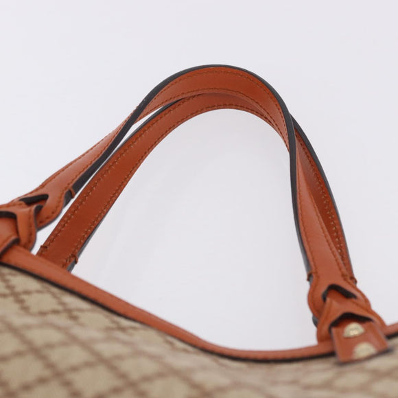GUCCI GG Canvas Tote Bag Orange Gold 269878 Auth ki6812V