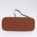 FENDI Pecan Canvas Hand Bag PVC 2way Black Brown Auth ki6816V-5
