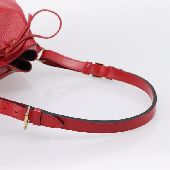 LOUIS VUITTON Epi Noe Shoulder Bag Red M44007 LV Auth ki6821A