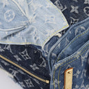 LOUIS VUITTON Monogram Denim Patchwork Speedy 30 Bag Blue M95380 LV Auth ki6823SAM-12