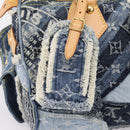 LOUIS VUITTON Monogram Denim Patchwork Speedy 30 Bag Blue M95380 LV Auth ki6823SAM-14