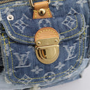 LOUIS VUITTON Monogram Denim Patchwork Speedy 30 Bag Blue M95380 LV Auth ki6823SAM-15