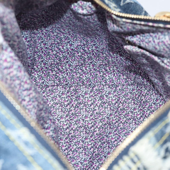 LOUIS VUITTON Monogram Denim Patchwork Speedy 30 Bag Blue M95380 LV Auth ki6823SAM