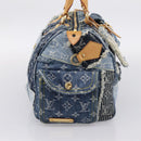 LOUIS VUITTON Monogram Denim Patchwork Speedy 30 Bag Blue M95380 LV Auth ki6823SAM-4