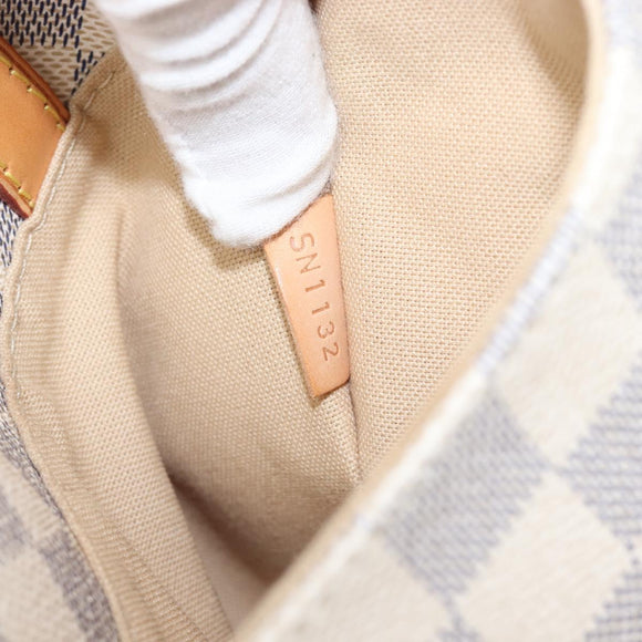 LOUIS VUITTON Damier Azur Figueri GM Tote Bag N41175 LV Auth ki6824V