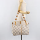 LOUIS VUITTON Damier Azur Figueri GM Tote Bag N41175 LV Auth ki6824V-26