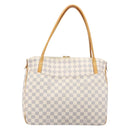 LOUIS VUITTON Damier Azur Figueri GM Tote Bag N41175 LV Auth ki6824V-2