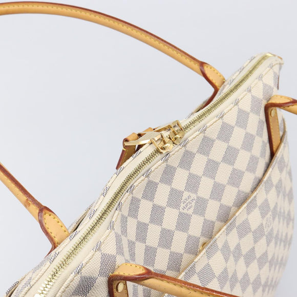 LOUIS VUITTON Damier Azur Figueri GM Tote Bag N41175 LV Auth ki6824V