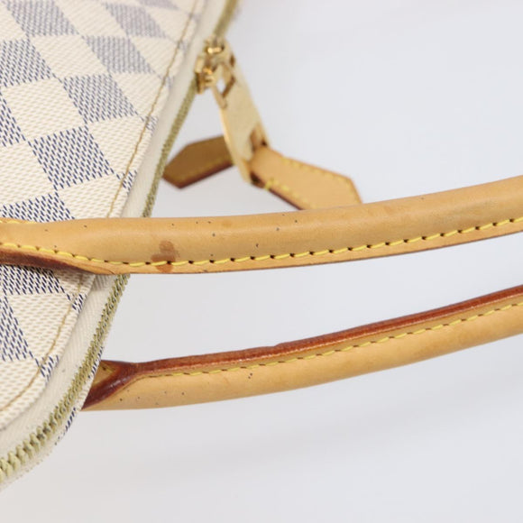 LOUIS VUITTON Damier Azur Figueri GM Tote Bag N41175 LV Auth ki6824V