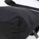 PRADA Shoulder Bag Nylon Black Silver Auth ki6826-16