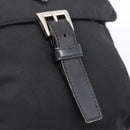 PRADA Shoulder Bag Nylon Black Silver Auth ki6826-18