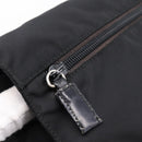 PRADA Shoulder Bag Nylon Black Silver Auth ki6826-19
