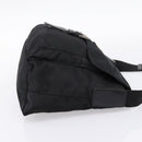 PRADA Shoulder Bag Nylon Black Silver Auth ki6826-4