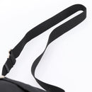 PRADA Shoulder Bag Nylon Black Silver Auth ki6826-8