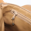 CELINE Macadam Canvas Shoulder Bag PVC Beige Gold Auth ki6828-25