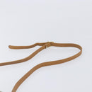 CELINE Macadam Canvas Shoulder Bag PVC Beige Gold Auth ki6828-8