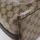GUCCI GG crystal Shoulder Bag Coated Canvas Beige Gold 419689 Auth ki6829V-14