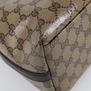 GUCCI GG crystal Shoulder Bag Coated Canvas Beige Gold 419689 Auth ki6829V-16