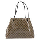 GUCCI GG crystal Shoulder Bag Coated Canvas Beige Gold 419689 Auth ki6829V-13