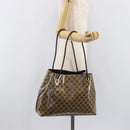 GUCCI GG crystal Shoulder Bag Coated Canvas Beige Gold 419689 Auth ki6829V-22