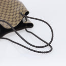 GUCCI GG crystal Shoulder Bag Coated Canvas Beige Gold 419689 Auth ki6829V-7