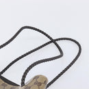 GUCCI GG crystal Shoulder Bag Coated Canvas Beige Gold 419689 Auth ki6829V-8