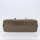 GUCCI GG crystal Shoulder Bag Coated Canvas Beige Gold 419689 Auth ki6829V-5