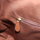 Coach Signature Tote Bag PVC Beige Gold Auth ki6830A-24