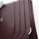 CARTIER Bifold Wallet Leather Black Silver Auth ki6832V-21