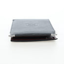 CARTIER Bifold Wallet Leather Black Silver Auth ki6832V-3