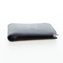 CARTIER Bifold Wallet Leather Black Silver Auth ki6832V-6
