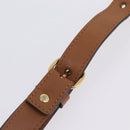 Chloe Eden Shoulder Bag Leather Beige Gold Auth ki6840-16