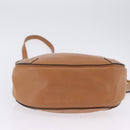 Chloe Eden Shoulder Bag Leather Beige Gold Auth ki6840-6