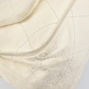CHANEL Chain Shoulder Bag Leather Beige Silver CC Auth ki6841A-17