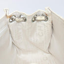 CHANEL Chain Shoulder Bag Leather Beige Silver CC Auth ki6841A-25