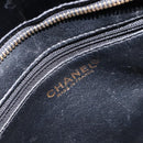 CHANEL COCO Mark Standard Tote Bag Patent Leather Black Gold CC Auth ki6845M-19