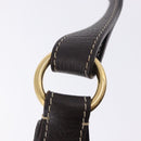 LOUIS VUITTON Monogram Mini Lin Manon MM Bag Brown Ebene M95619 LV Auth ki6848V-15