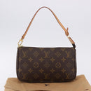 LOUIS VUITTON Monogram Pochette Accessoires Pouch M51980 LV Auth ki6849V-12