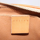 CELINE Macadam Canvas Pouch PVC Leather Brown Gold Auth ki6850-17