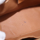 CELINE Macadam Canvas Pouch PVC Leather Brown Gold Auth ki6850-18