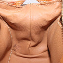 CELINE Macadam Canvas Pouch PVC Leather Brown Gold Auth ki6850-22