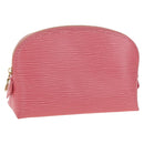 LOUIS VUITTON Epi Pochette Cosmetic PM Pouch Eugenie Pink M15198 LV Auth ki6851M-1