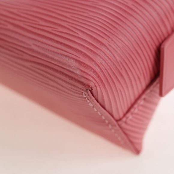 LOUIS VUITTON Epi Pochette Cosmetic PM Pouch Eugenie Pink M15198 LV Auth ki6851M